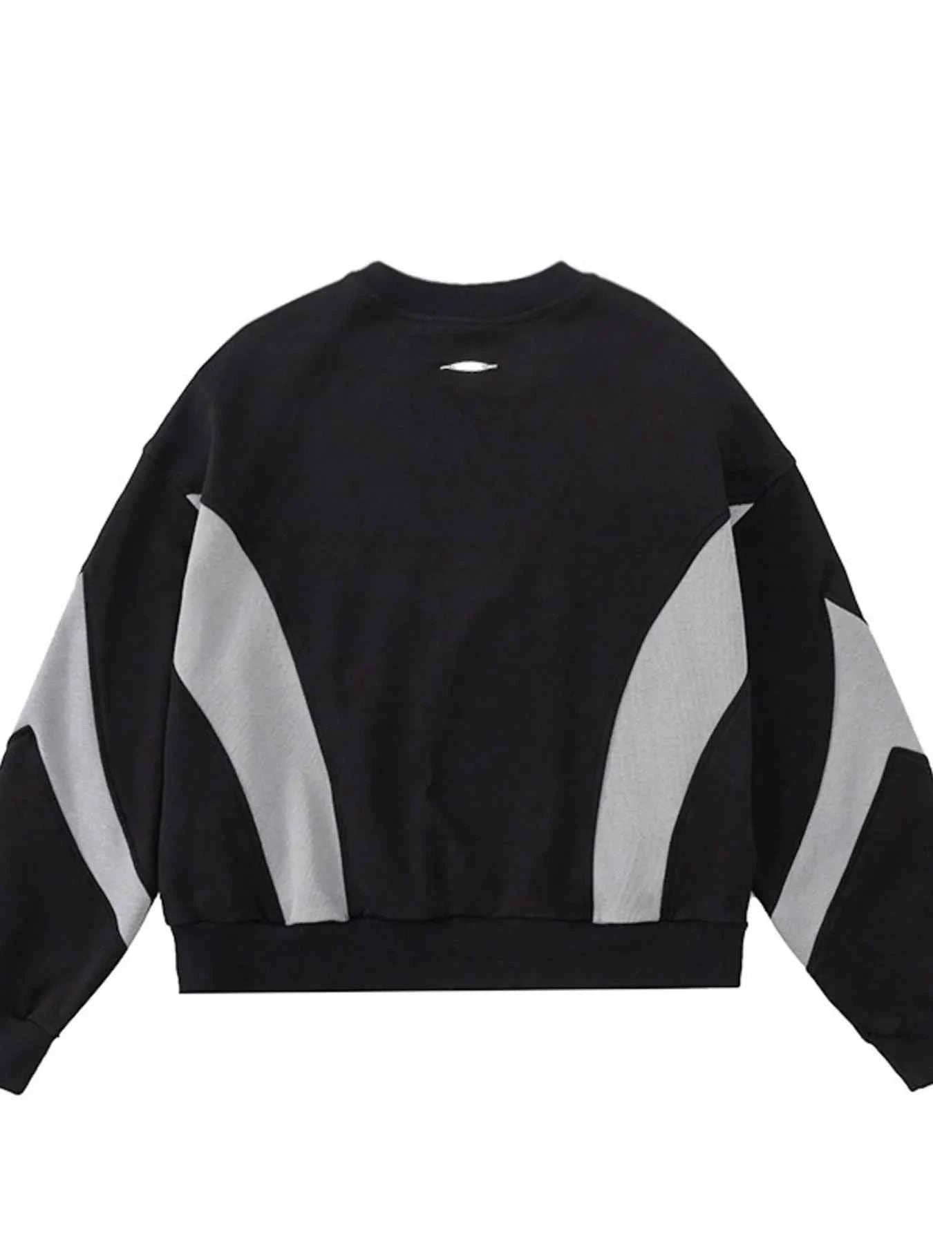 Men's Color Block Crew Neck Sweatshirt